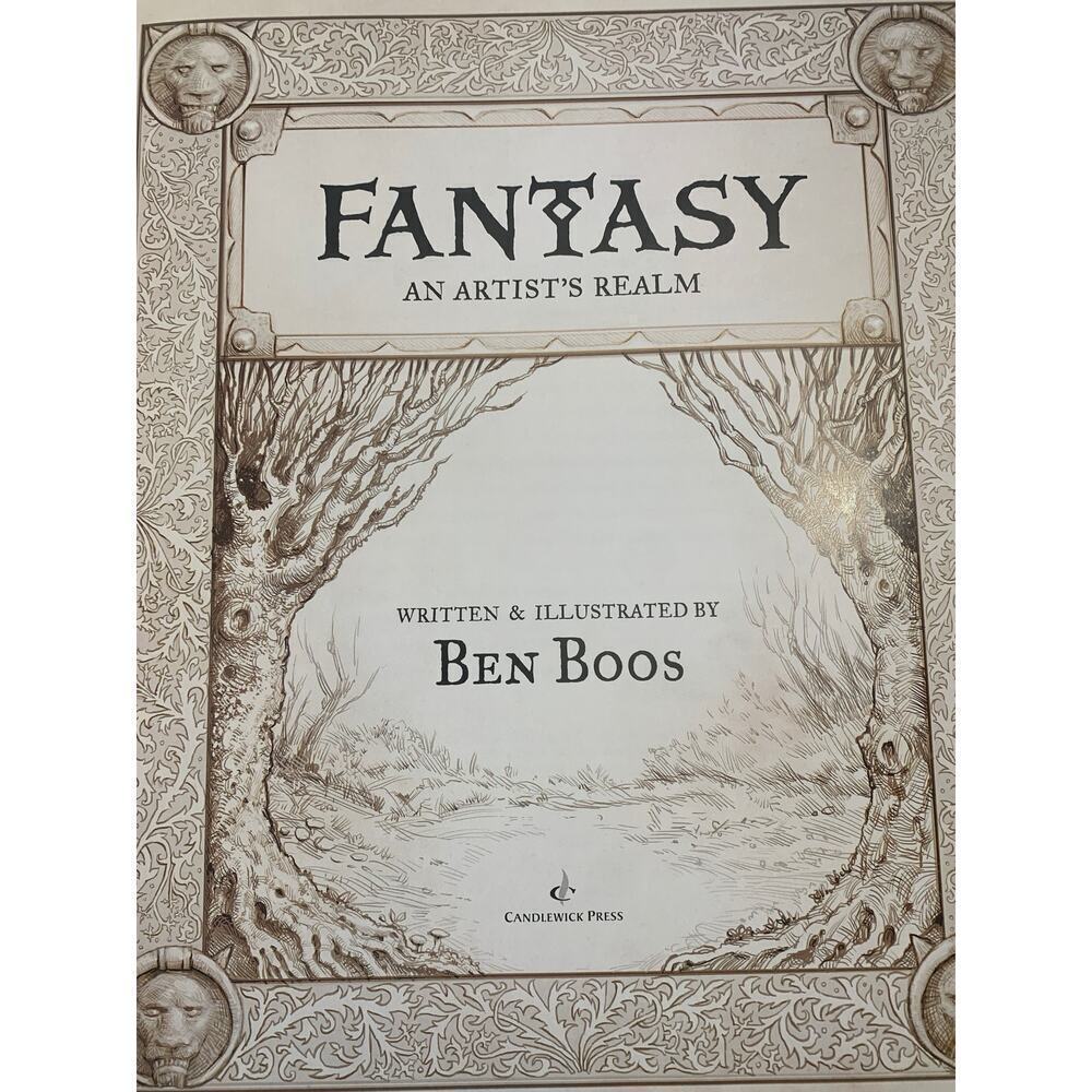 Chadwick Press - Fantasy An Artist's Realm / Written and Illustrated By Ben Boos - Picture 4 of 6